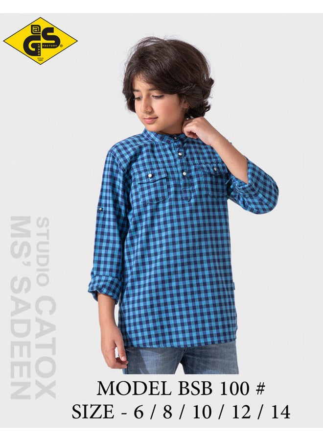 جي@إس قميص كتان صيفي للأولاد