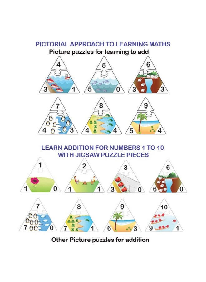 ToyKraft - ToyKraft Kid Add & Subtract - 72 Pieces Educational Puzzle For Ages 5 6 7 - Learn Addition & Subtraction - Image 1