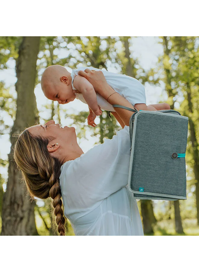 بيبي موف Nomadcare Waterproof Travel Changing Mat, Waterproof Design , Easy To Clean And Maintain Hygiene While Changing Your Baby On The Go, Compact And Portable, Making It Convenient For Travel