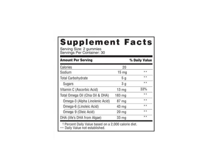 LEONAS OMEGA+DHA GUMMIES-60 PIECES - Image 2