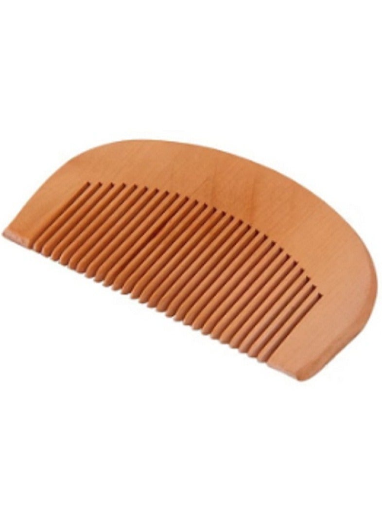 Wood Hair Comb Beige - Image 2