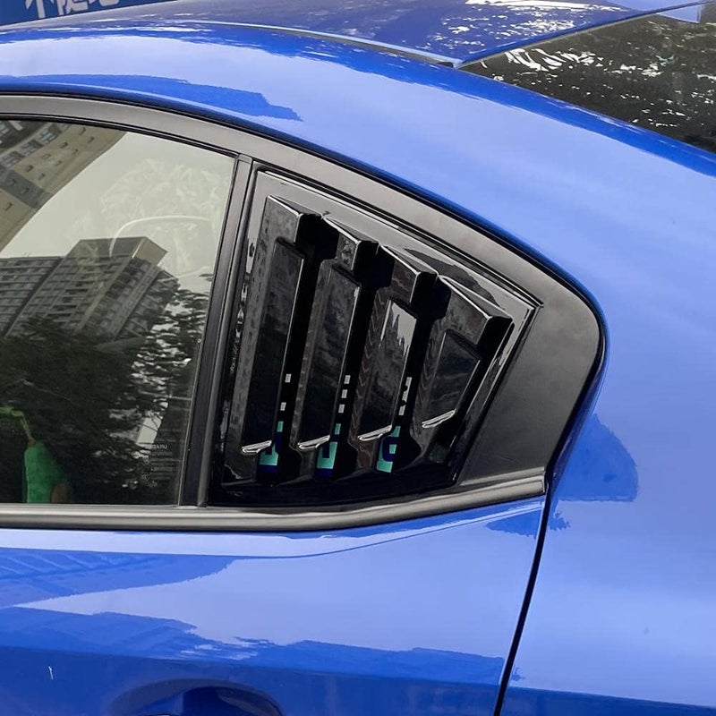 Yurefax Car Rear Window Louvers for Subaru WRX STi - Image 3