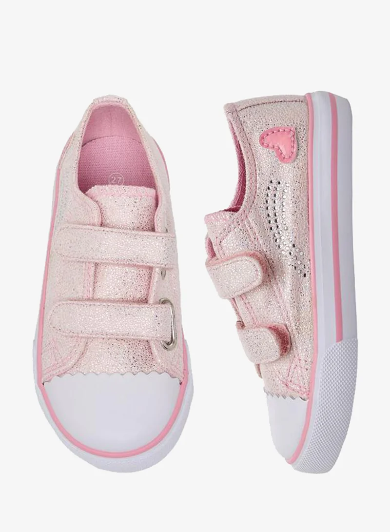 فلورا بيلا من شو إكسبرس Girls Hook & Loop Ankle School Sneakers