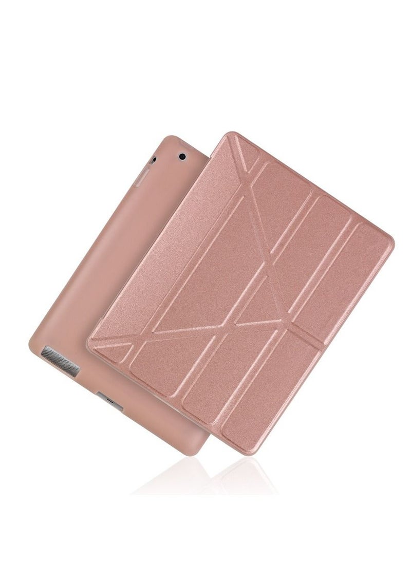 Loquat Golden iPad Multi Fold Soft Shell Protective Case 