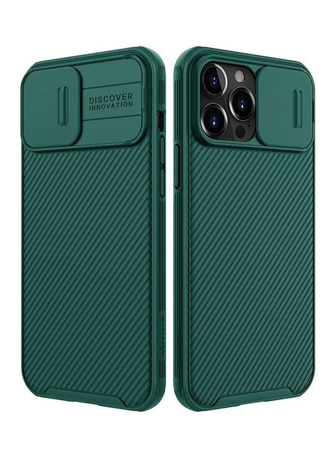 Iphone 13 Pro Max Case With Slide Camera Cover, Camshield Pro Case With Camera Lens Protection, Tpu Frame And Pc Back Green - Image 1