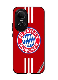 Protective Case Cover For Oppo Reno 10 Fc Bayern Munchen Design Multicolour