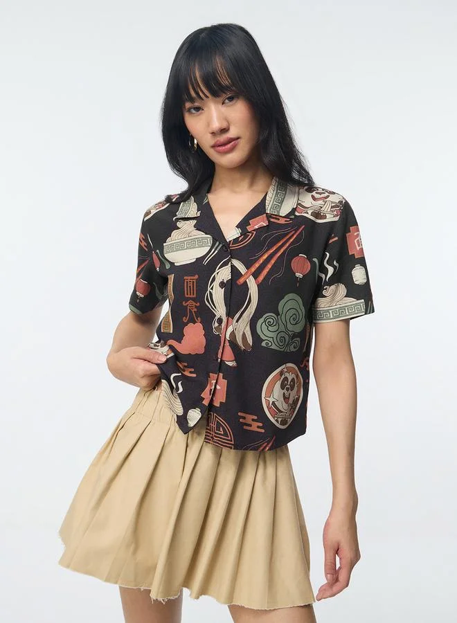 ذا سوليد ستور قميص بطبعة جرافيك كونغ فو باندا