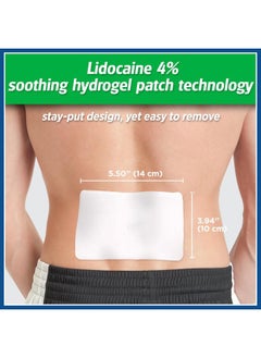 Salonpas Lidocaine 4% Pain Relieving Gel-Patch, 6 Count, for Back, Neck, Shoulder, Knee & Elbow Pain  - Image 5