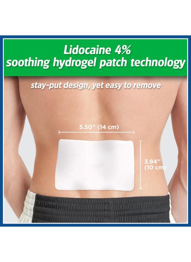 Salonpas Lidocaine 4% Pain Relieving Gel-Patch, 6 Count, for Back, Neck, Shoulder, Knee & Elbow Pain  - Image 5
