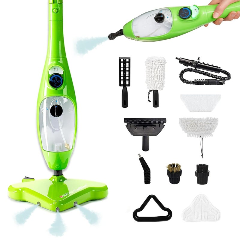 H2O X5 Steam Mop 5-in-1 DualBlast and Handheld Steamer Cleaner For Kitchen Tile Floors, Floor Steamer, Hardwood Floors, Grout Cleaner, Upholstery Cleaner and Carpets - Image 1