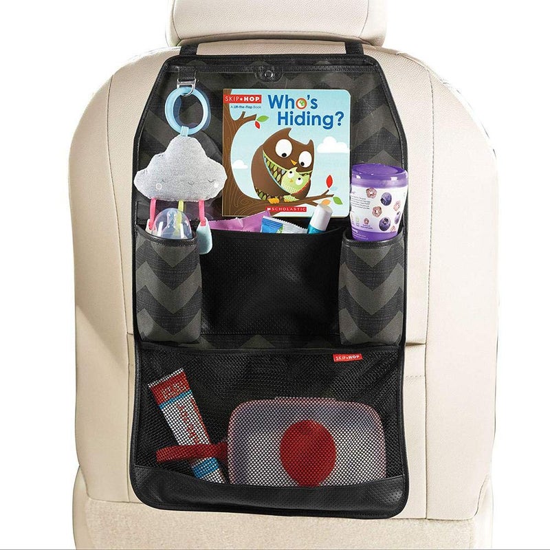 Skip Hop Back Seat Car Organizer, Style Driven, Black, 0.6 lb - Image 4