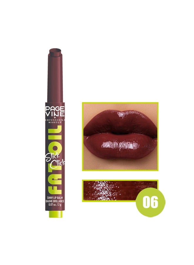 PAGE VINE احمر الشفاه الصلب لامع احمر الشفاه زيت الشفاه 06# - Image 1