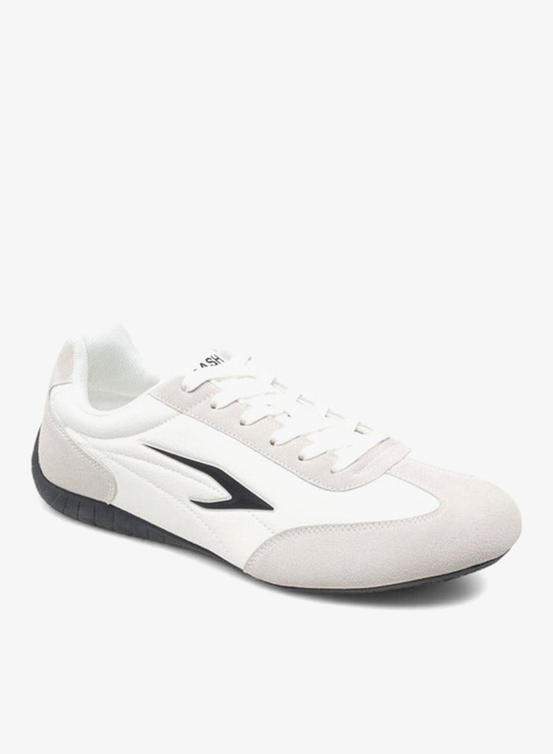 Dash Men's Logo Detail Sports Shoes with Lace-Up Closure - Image 2