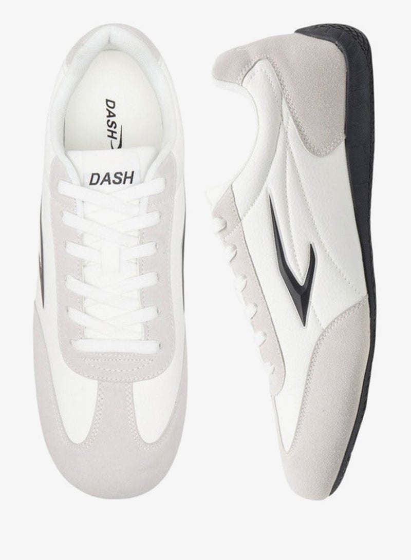 Dash Men's Logo Detail Sports Shoes with Lace-Up Closure - Image 1