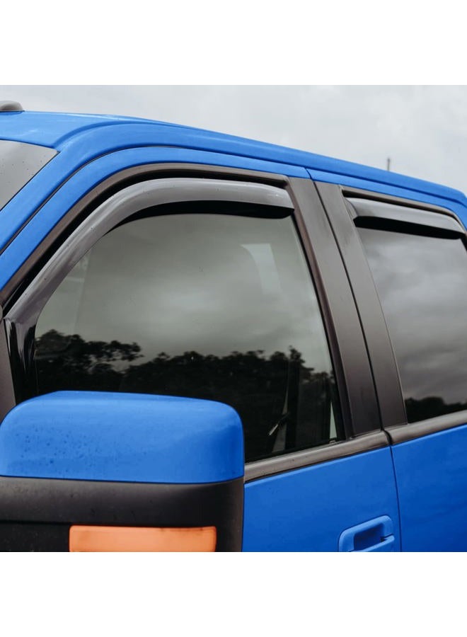 GOODYEAR Shatterproof in-Channel Window Deflectors for Trucks Ford F-150 2009-2014 SuperCrew, Rain Guards, Window Visors for Cars, Vent Deflector, Truck Accessories, 4 pcs- GY003405LP - Image 5