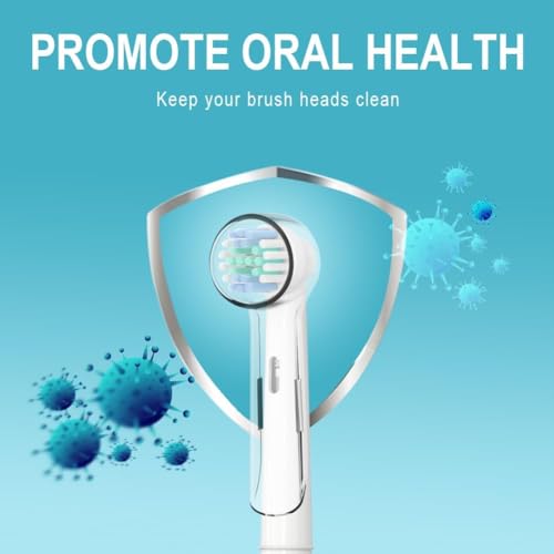 Inralimot 4 Pack Toothbrush Heads Dustproof Cover Compatible with Oral B, Pro 1000, 1500 Electric Toothbrush, Brush Protection Cover and Convenient Travel - Image 5
