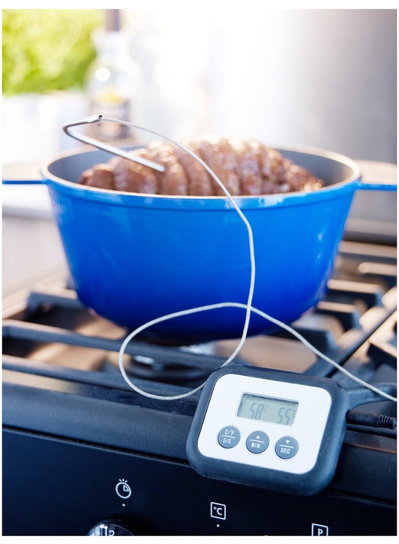 Fantast Digital Meat Thermometer with Timer – Black | Magnetic & Heat-Resistant - Image 3