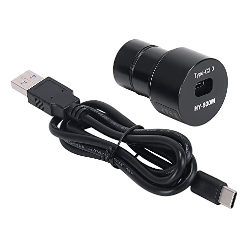 HAYEAR 5MP USB Digital Microscope Camera USB Digital Eyepeice Lens Tpye C USB Video Camera for Sience Education Lab Reserch with Free Calibration Software - Image 4