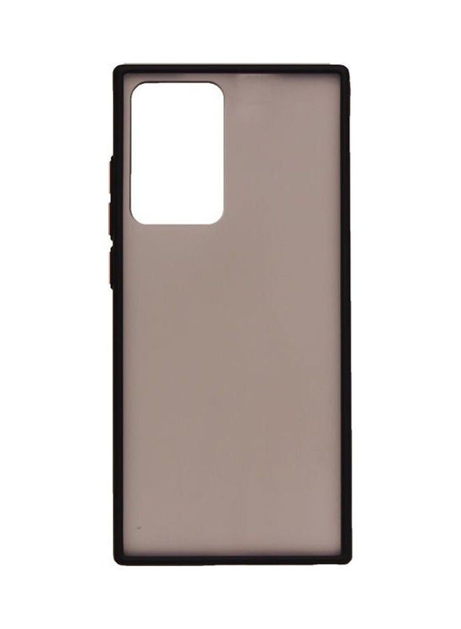 IAF Matte Back Cover For Samsung Galaxy Note 20 Ultra Clear/Black