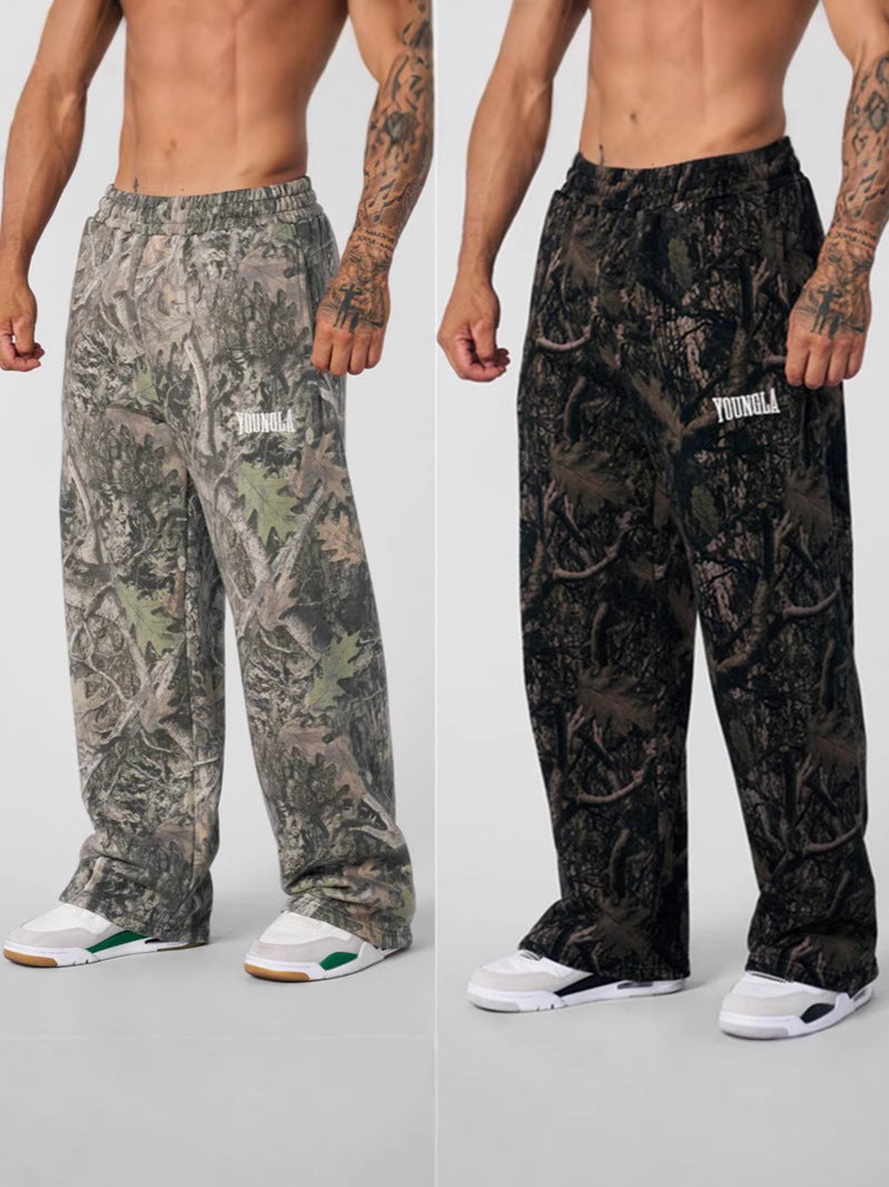New Youngla Pants Straight Casual Trendy Brand Fitness Pants Men'S Camouflage Breathable Sports Pants For Men - Image 2