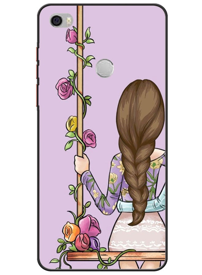 Protective Case Cover For Xiaomi Mi Max Girl Backside
