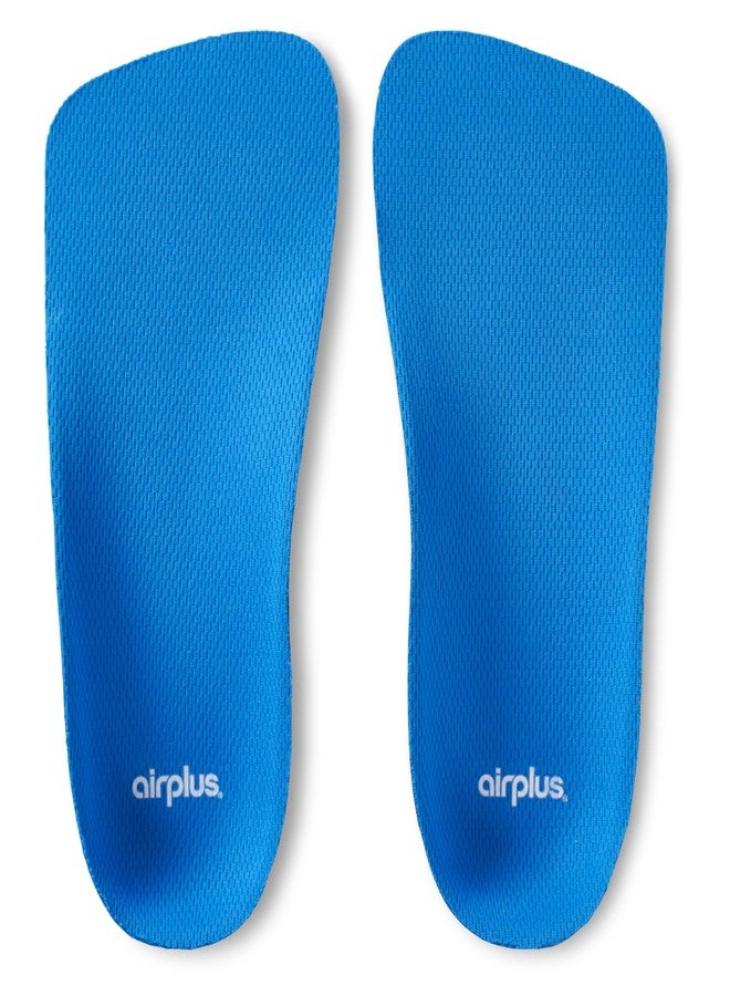 Airplus Plantar Fascia Orthotic Insoles-(FSA&HSA Eligible) Precision Arch Support & Gel Cushioning for Heel Spurs, Plantar Fasciitis Relief, Customizable Trim-to-Fit Design, Shock Absorbing, (1 Pair) - Image 1