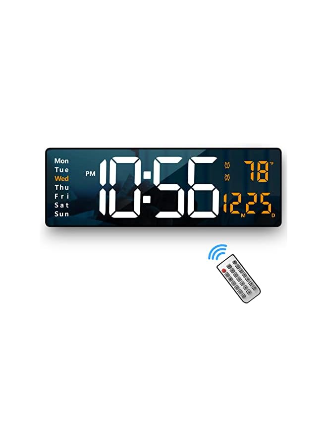 The Bros Digital Wall Clock Large Display, 16.2 Inch - Image 2