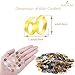 BEADNOVA 60th Birthday Confetti Sixty Years Old 60 Anniversary Number Confetti for Birthday Party Decor Wedding Table Decoration 1oz Gold Silver Black Mix - Image 2