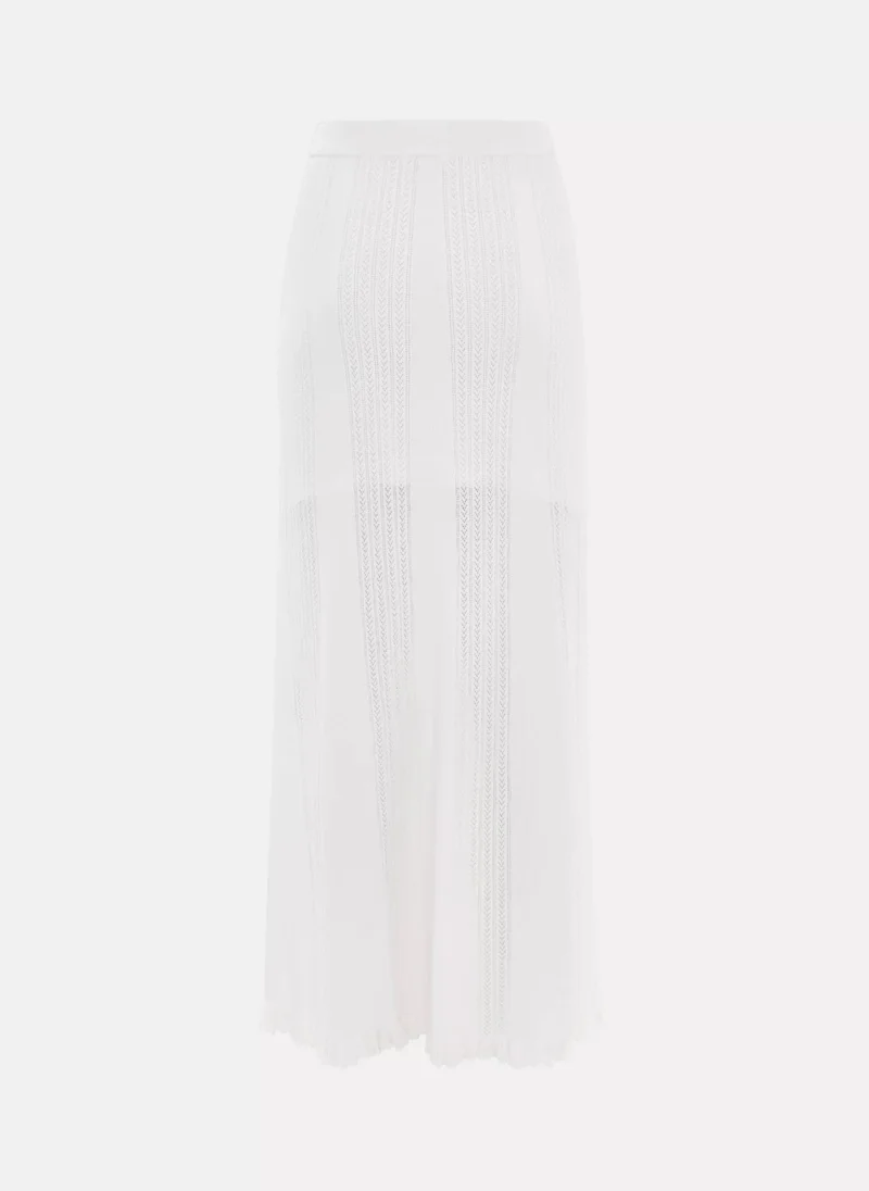 Lichi  Openwork jersey maxi skirt for Women | Best Price UAE