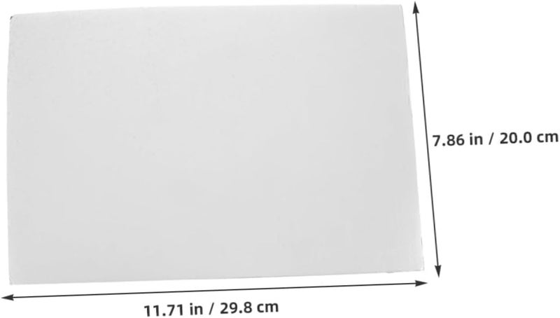 Healeved 2pcs White Self-Adhesive Foam Boards 29x21cm High-Density Craft Foam Sheets for Architectural Model Making and DIY Art Projects - Image 2