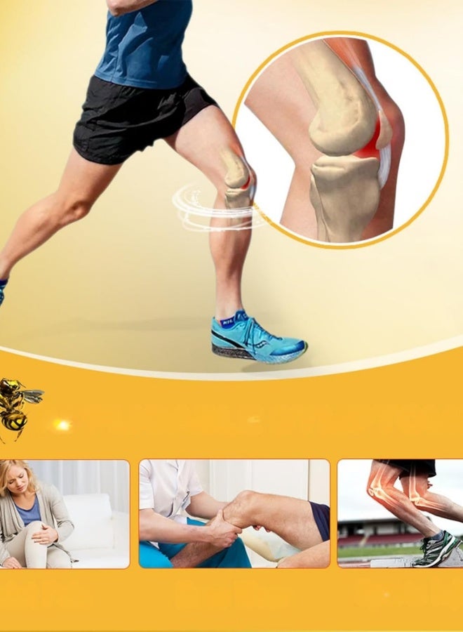 Meniscus Pain Relief Ointment with Bee Venom – 20g Tube for Joint, Knee, and Muscle Pain - Image 2