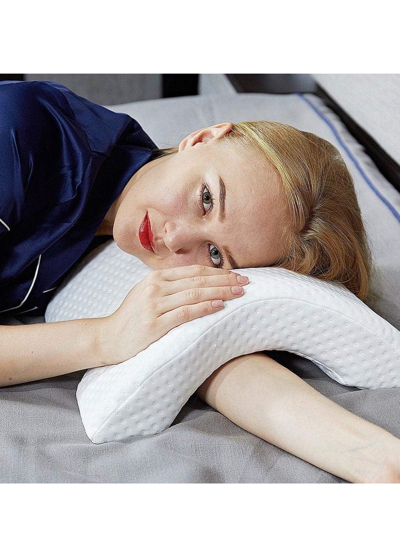 Generic - Memory Foam Pillow with Arm Hole Anti-Hand Numb Desk Nap Sleeping Pillow Multifunction Health Neck Couple Pillow - Image 1
