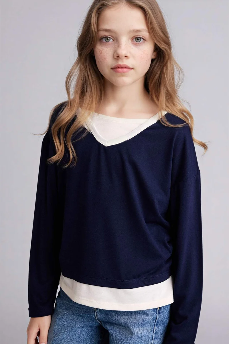 DeFacto Girl Cotton T-Shirt