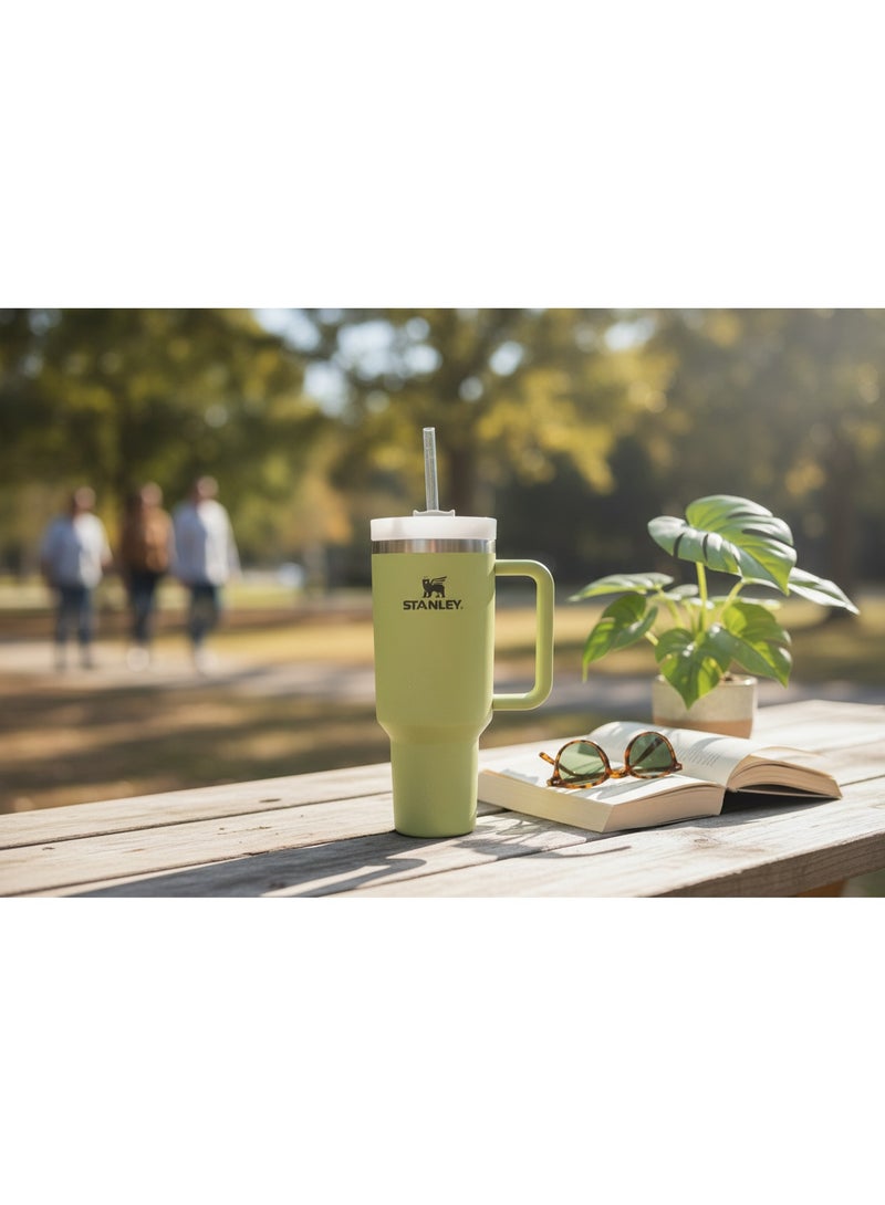 Stanley Quencher H2.0 40oz Tumbler – Vacuum Insulated Cup with Straw & Lid – Hot & Cold Drinks - Image 4