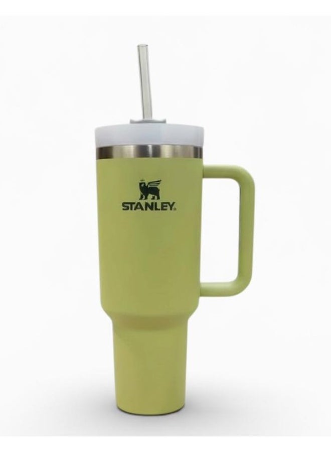 Stanley Quencher H2.0 40oz Tumbler – Vacuum Insulated Cup with Straw & Lid – Hot & Cold Drinks - Image 1