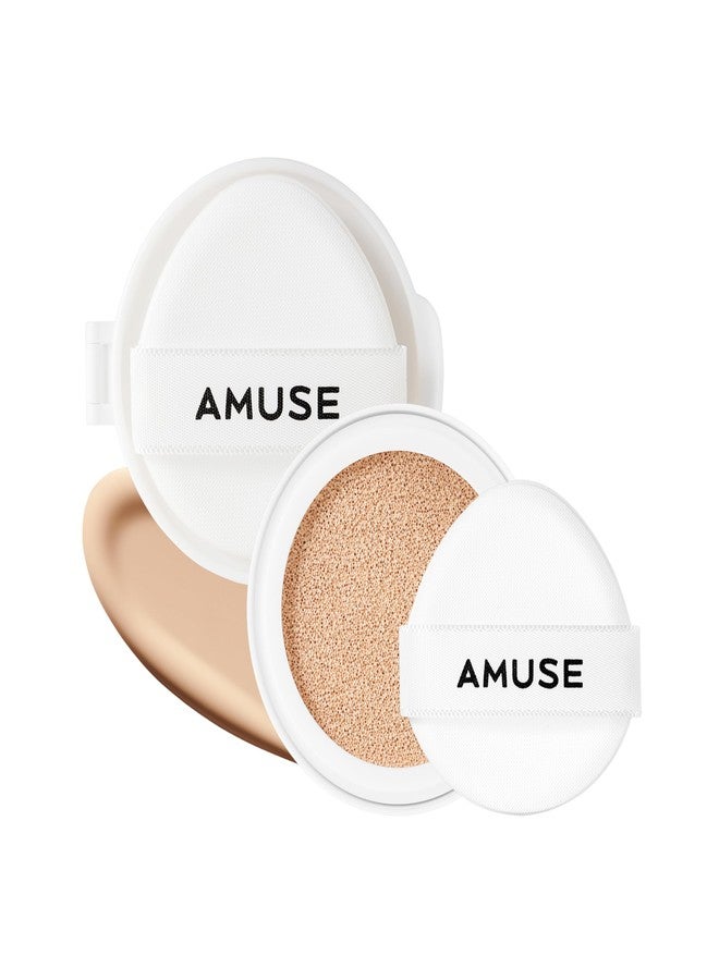 Amuse SEOUL Ceramic Skin Perfector Cushion Foundation Refill | Long-lasting, Lightweight, Semi-matte, Flawless Coverage, Hypoallergenic, Korean Beauty, Vegan(15g / 0.52 oz.) ([Refill] 03 HONEY) - Image 1