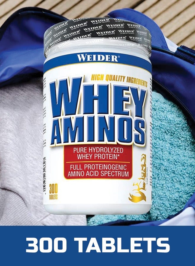 Weider Whey Aminos - 300 Tablets, Essential Amino Acids Supplement - Image 5