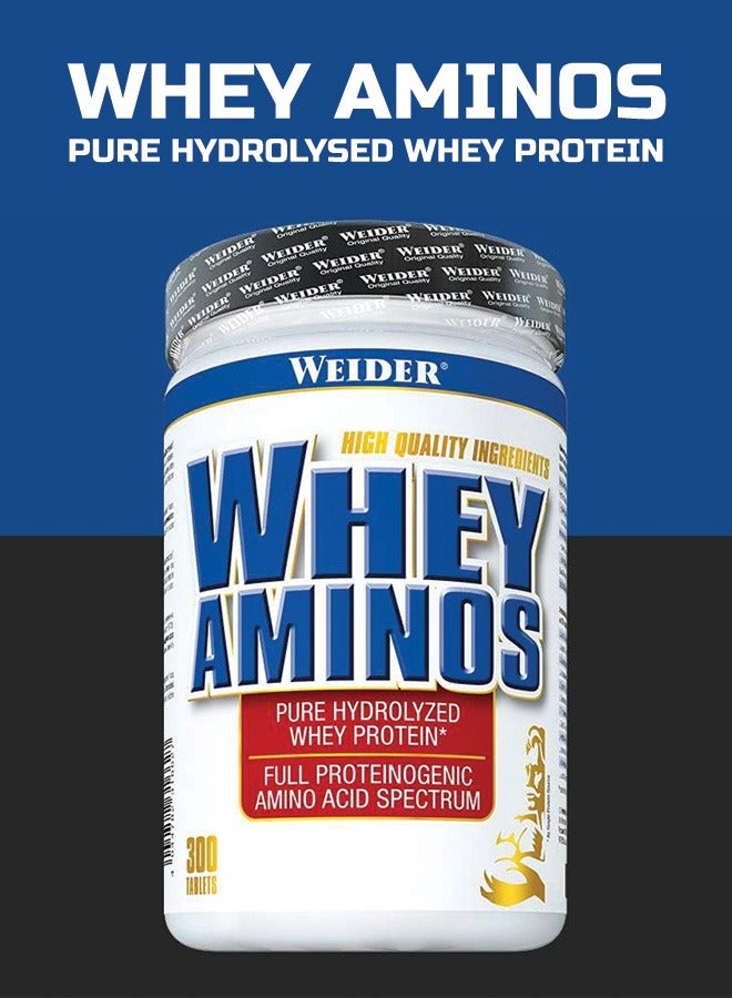 Weider Whey Aminos - 300 Tablets, Essential Amino Acids Supplement - Image 4