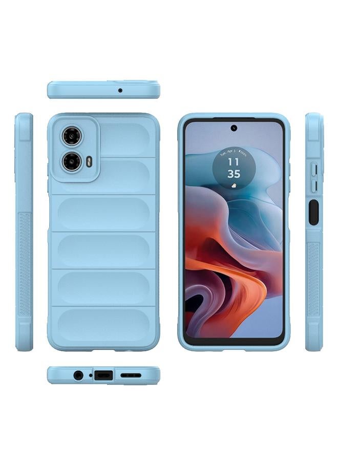 S-TOP Case For Motorola Moto G34 5G Magic Shield TPU + Flannel Phone Case - Image 3