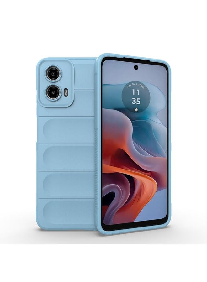 S-TOP Case For Motorola Moto G34 5G Magic Shield TPU + Flannel Phone Case - Image 1