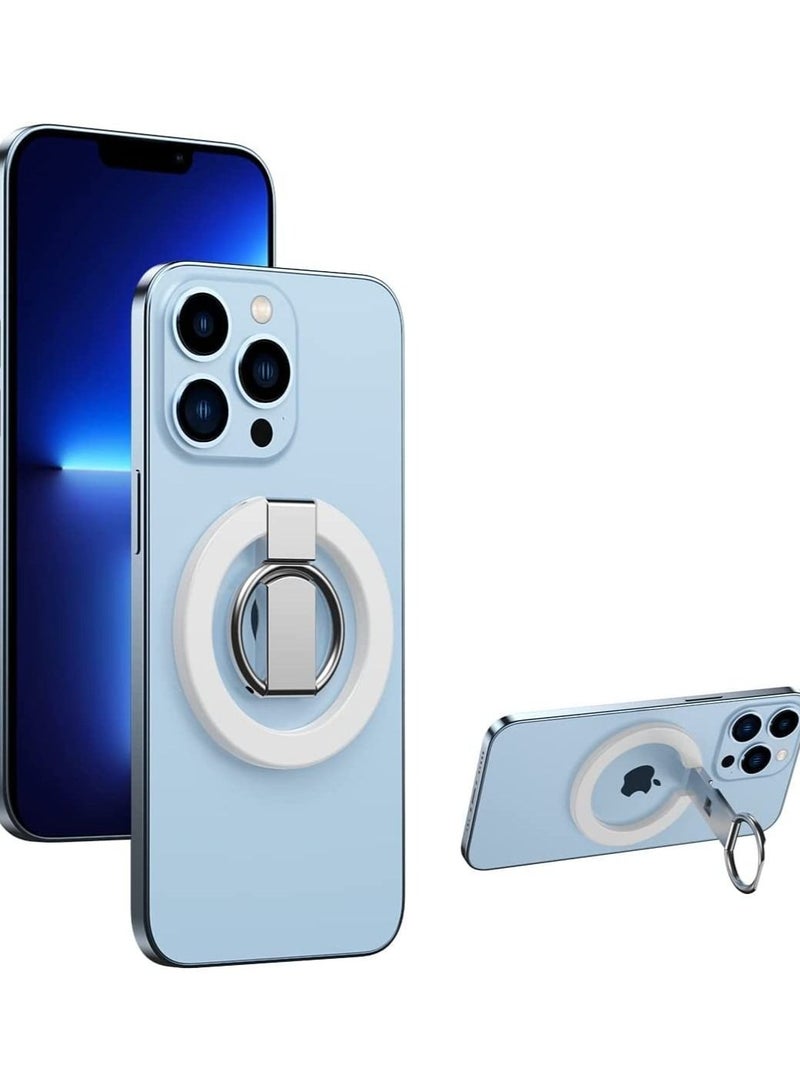 Captaintech Cell Phone Ring Grip Finger Holder for Adjustable Kickstand for iPhone 13 12 Pro Max Mini Smartphone Accessories Stand Removable Wireless Charging - Image 2