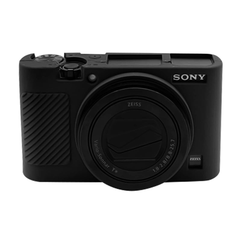 Easy Hood RX100 VII Case,Soft Silicone Protective Cover Protector Skin for Sony DSC-RX100 III RX100 V RX100 IV RX100 VII Digital Camera (Black) - Image 1