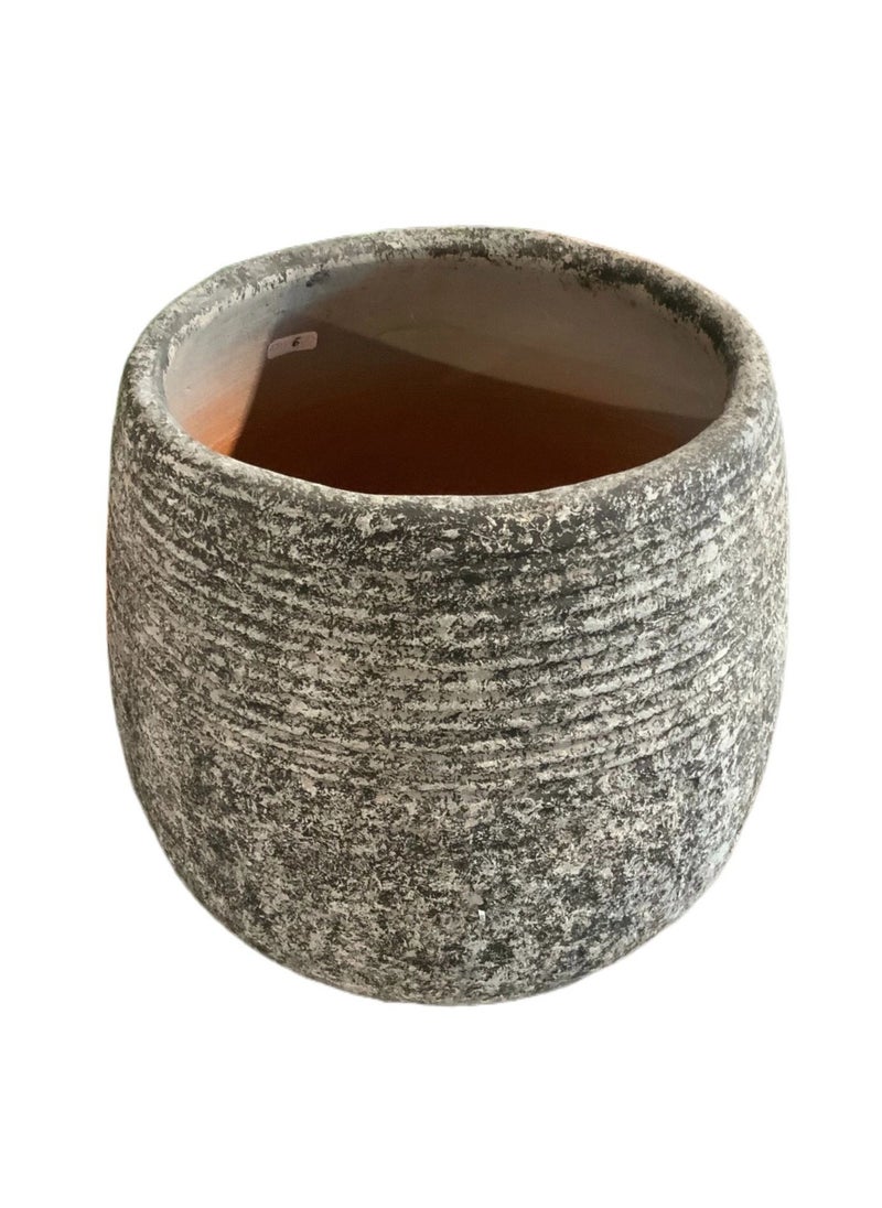 Schondor Furniture Vase Gray | Flower Pot | 37x34cm | Home Decor  - Image 1