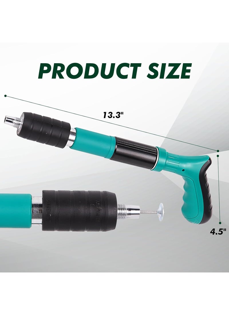ZSIGNS Manual Steel Nail Gun Tool 50 Pcs  Mini Nail Fixation Tool  Portable Mini Nail Shooting Machine  Nail Wall Fixing Tool  Household Woodworking Accessories  - Image 3