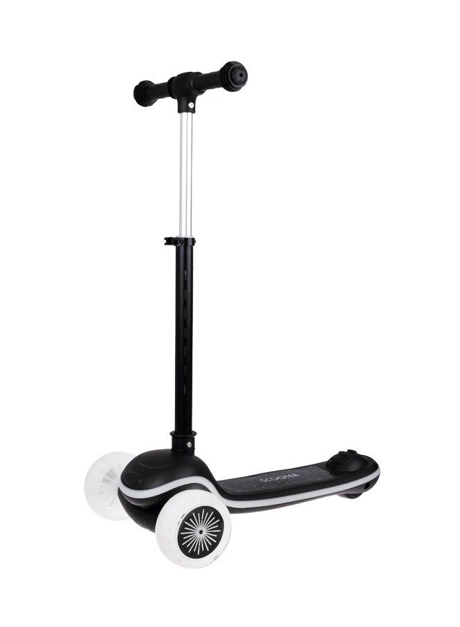 Scooter  3-Wheel Kids Scooter with Adjustable Handlebar – Black Foldable Scooter with LED Wheels - Image 3