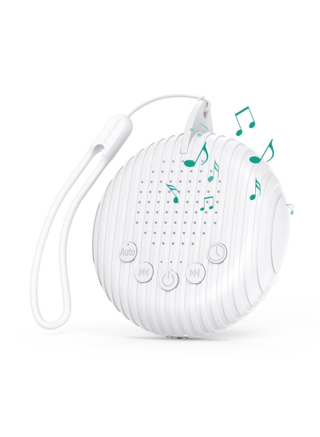 White Noise Machine for Sleep Relax, Sleep Soothers for Baby Children Adult and Elder, Portable Sleep Sound Machine 10 Soothing Sounds Rechargeable battery, Auto Off - Image 1
