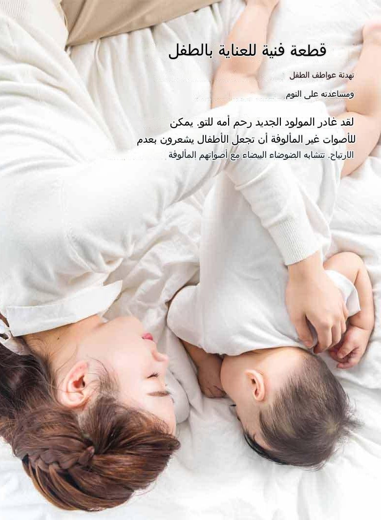 جهاز ضوضاء بيضاء للنوم والاسترخاء، مهدئ للنوم للأطفال الصغار والكبار وكبار السن، جهاز محمول لإصدار أصوات النوم، 10 أصوات مهدئة، بطارية قابلة لإعادة الشحن، إيقاف التشغيل التلقائي