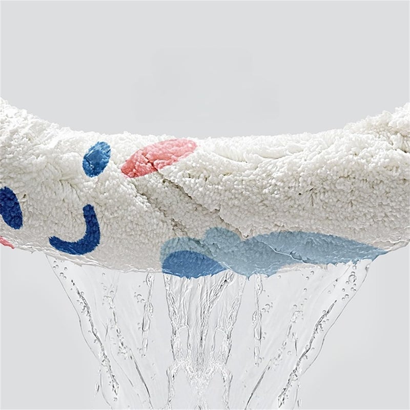 Ankah Bathroom Rugs Bath Mat, Luxury Soft Shaggy Microfiber Shower Rug, Absorbent & Slip Resistant Plush Carpets, Hotel Spa Shower & Bathtub Mats | Machine Washable, 15.8" x 23.6", Blue Cloud - S - Image 3