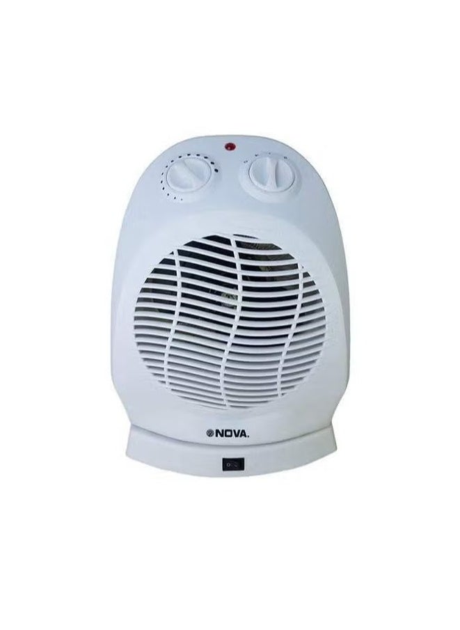 NOVA - 2000W Electric Fan Heater, Room Heater with 2 Temperature Settings, Fast Heating for Home, Office, & Bedroom, Portable NH-Model, Energy-Efficient Fan Heater for Winter - Image 1