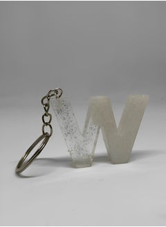 ماركة غير محددة سلسلة مفاتيح  على شكل حرف W, شفاف  - Image 1